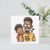 父の日のフラットカード シーズンカード (スタンド正面)