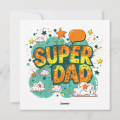 父の日のフラットカード シーズンカード (裏面)