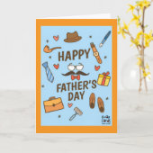 父の日のプレゼント - お父さんの所有物 カード (黄色い花)