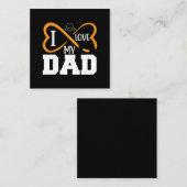父の日のプレゼント | 私はパパが好き ノートカード (正面/裏面)
