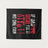 父の日のプレゼント Dadじゃ無理 タペストリー (正面(横))