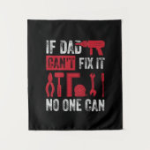 父の日のプレゼント Dadでは直せない タペストリー (正面)