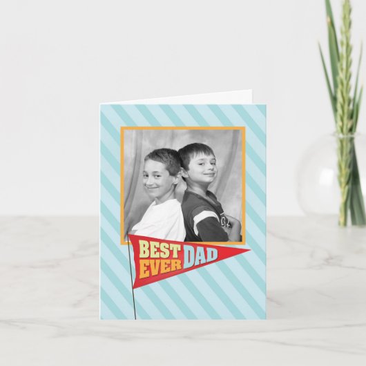 父の日のペナントカード カード (正面)