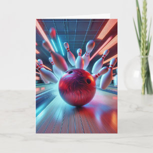 父の日のボーリングストライキ カード