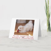 父の日のポップ カード (裏面)