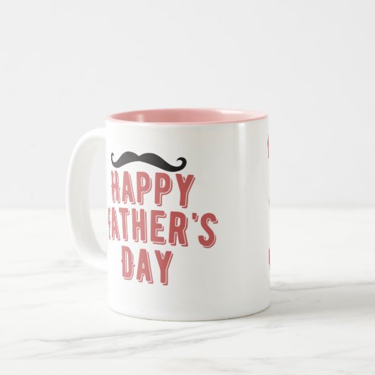 父の日のマグカップパパ ツートーンマグカップ (正面左)