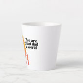 父の日のマグカップ カフェラテマグ (正面)