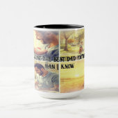 父の日のマグカップ – 名誉パパの遺産» マグカップ (中央)