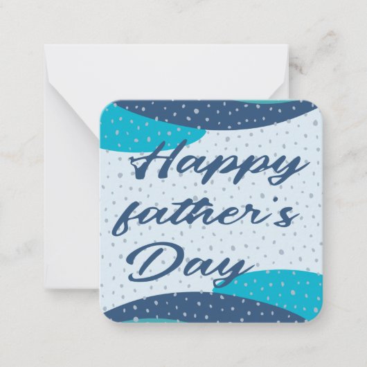 父の日のメモカード ノートカード (正面)