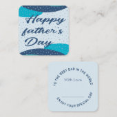 父の日のメモカード ノートカード (正面/裏面)