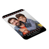 父の日のモダンカスタム写パーソナライズされた真 マグネット (右側)