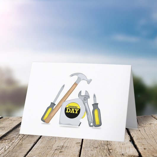 父の日のモダンシンプル道具お洒落 シーズンカード