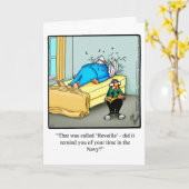 父の日のユーモアのグリーティングカード カード (黄色い花)