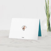 父の日のユーモア 猫とネクタイ シーズンカード (裏面)