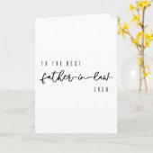 父の日のローカードの父 カード (黄色い花)