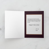 父の日のヴィンテージ喫煙管 カード (内部)