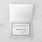 父の日のヴィンテージ カード (内部)