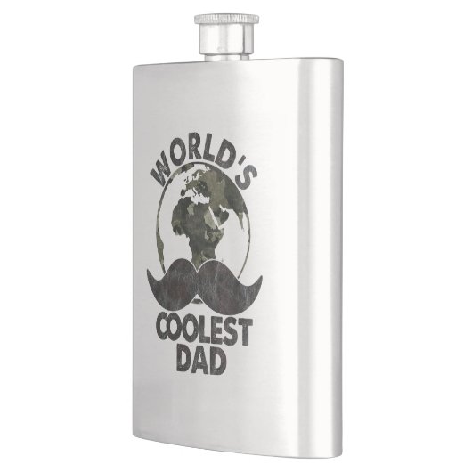 父の日の世界のクールパパ フラスク (左)