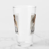 父の日の世界最高のパパと写真 タンブラーグラス (左)