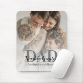 父の日の世界最高のパパと写真 マウスパッド (マウス)