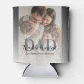 父の日の世界最高のパパと写真 缶クーラー (正面)