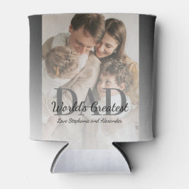 父の日の世界最高のパパと写真 缶クーラー