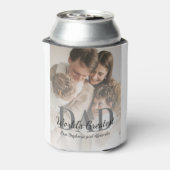 父の日の世界最高のパパと写真 缶クーラー (缶裏面)
