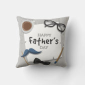 父の日の休日グリーティング クッション (裏面)
