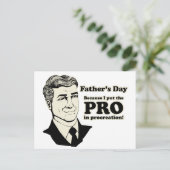 父の日の作成 ポストカード (スタンド正面)