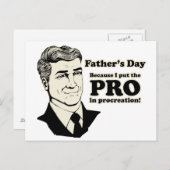 父の日の作成 ポストカード (正面/裏面)