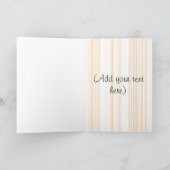 父の日の個人用カ空白のード カード (内部)