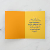 父の日の兄のために。デニムパターン カード (内部)