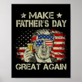 父の日の再素晴らしびパパLtspドおもしろいナルドTru ポスター (正面)