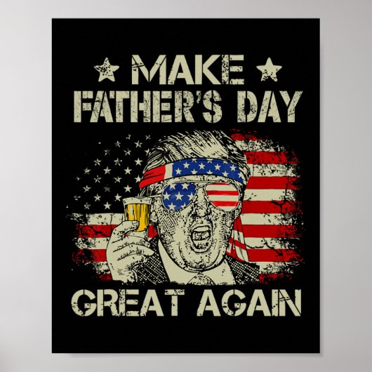 父の日の再素晴らしびパパLtspドおもしろいナルドTru ポスター (正面)