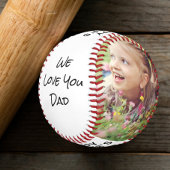 父の日の写パーソナライズされた真 野球ボール