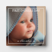 父の日の写真とメッセージ フォトプラーク (正面)