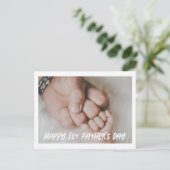 父の日の写真の父の日を幸せに1回目 シーズンポストカード (スタンド正面)