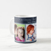 父の日の写真の素晴らしいパパへ コーヒーマグカップ (正面左)