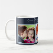 父の日の写真の素晴らしいパパへ コーヒーマグカップ (左)