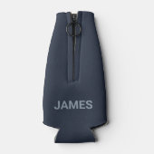 父の日の写真の素晴らしいパパへ ボトルクーラー (裏面)