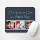 父の日の写真の素晴らしいパパへ マウスパッド (マウス)