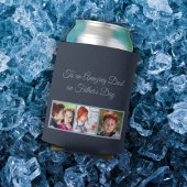 父の日の写真の素晴らしいパパへ 缶クーラー