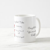 父の日の写真の進捗バーパパのゲームレベル コーヒーマグカップ (正面右)