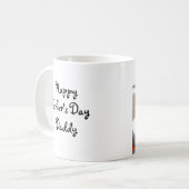 父の日の写真を個人化して下さい コーヒーマグカップ (正面左)