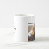 父の日の写真を個人化して下さい コーヒーマグカップ (中央)