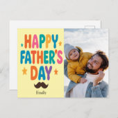 父の日の写真カスタムはがき シーズンポストカード (正面/裏面)