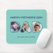 父の日の写真カスタムアルファベット文字ワードパパ マウスパッド (マウス)
