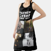 父の日の写真カスタムコラージュ父の年 エプロン (インサイチュ)