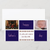 父の日の写真カード (正面/裏面)