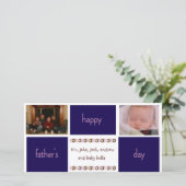 父の日の写真カード (スタンド正面)